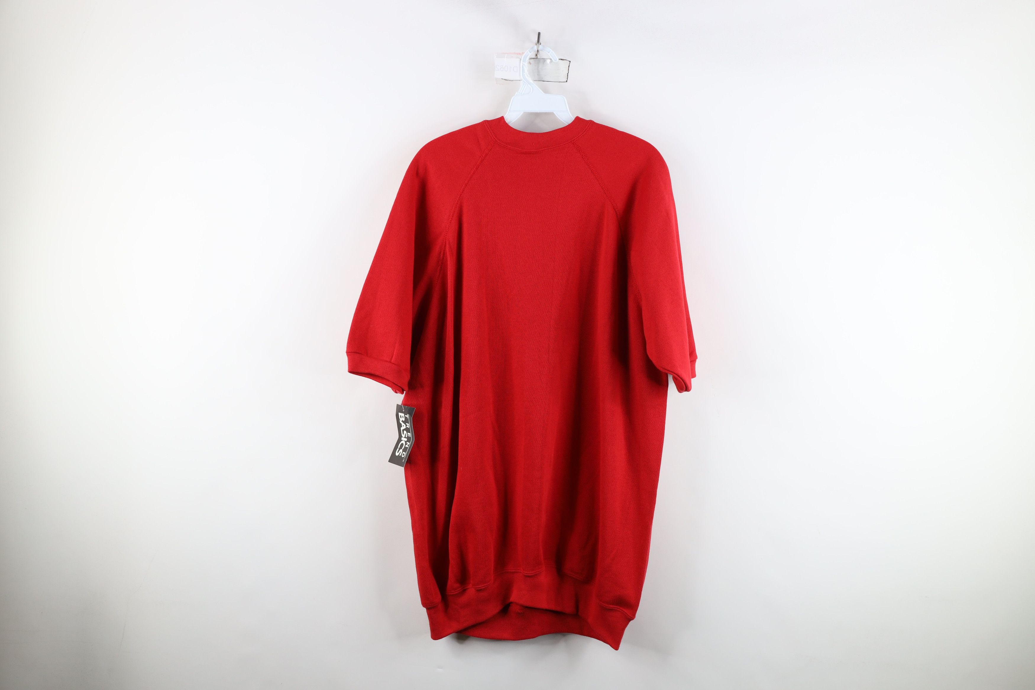 Vintage Deadstock Vintage 90s Streetwear Short Sleeve Sweatshirt USA Size US XL / EU 56 / 4 - 10 Thumbnail