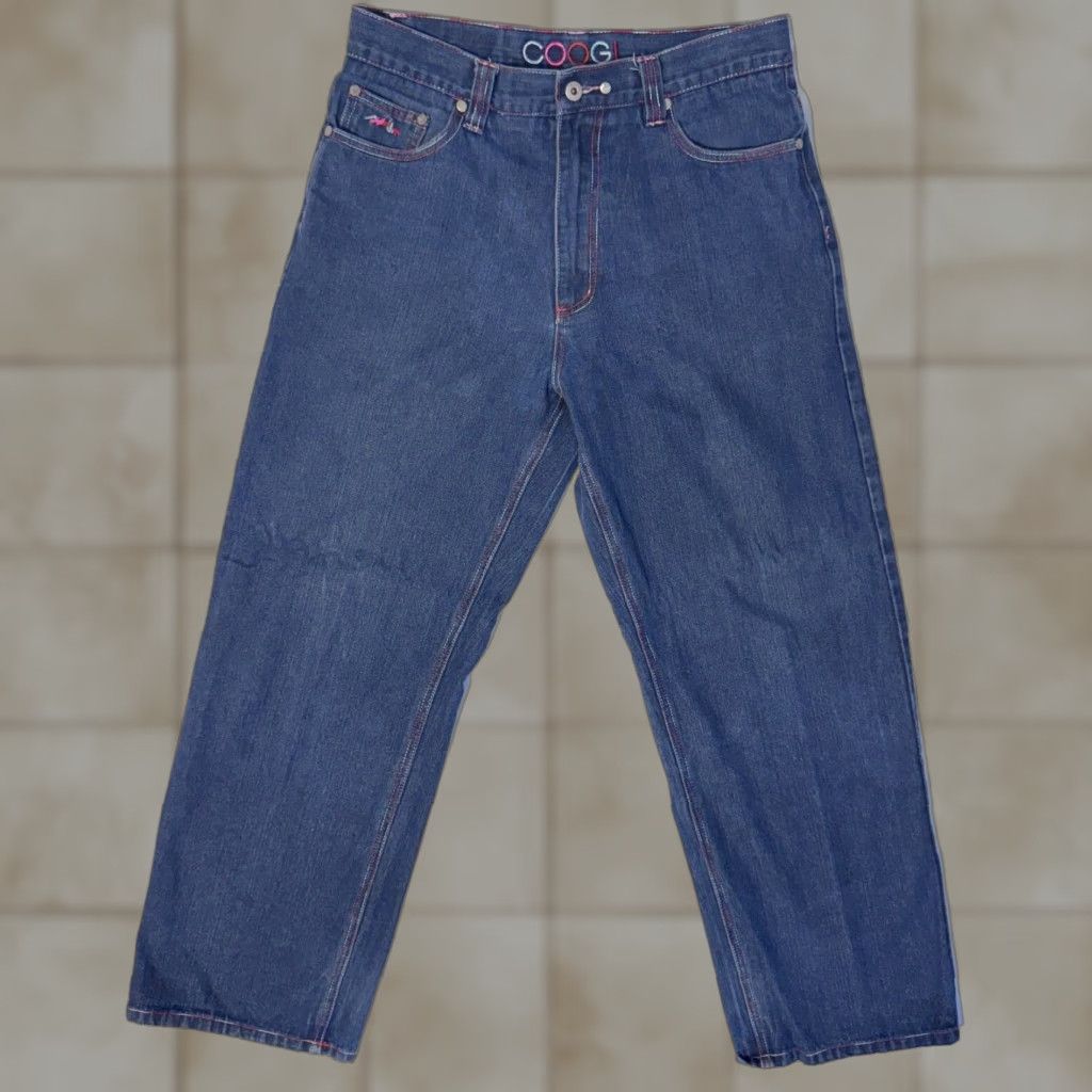 Coogi VINTAGE COOGI Jeans 34x32 5-Pocket Denim Straight Inseam 32 Hawaiian Y2K Embroidered Back Pocket Men Men’s Size US 34 / EU 50 - 1 Thumbnail
