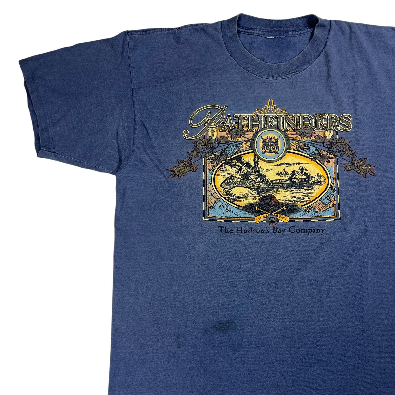Hudsons Bay × Vintage Vintage 90s Hudson’s Bay Company faded outdoors tee (L) Size US XL / EU 56 / 4 - 4 Thumbnail