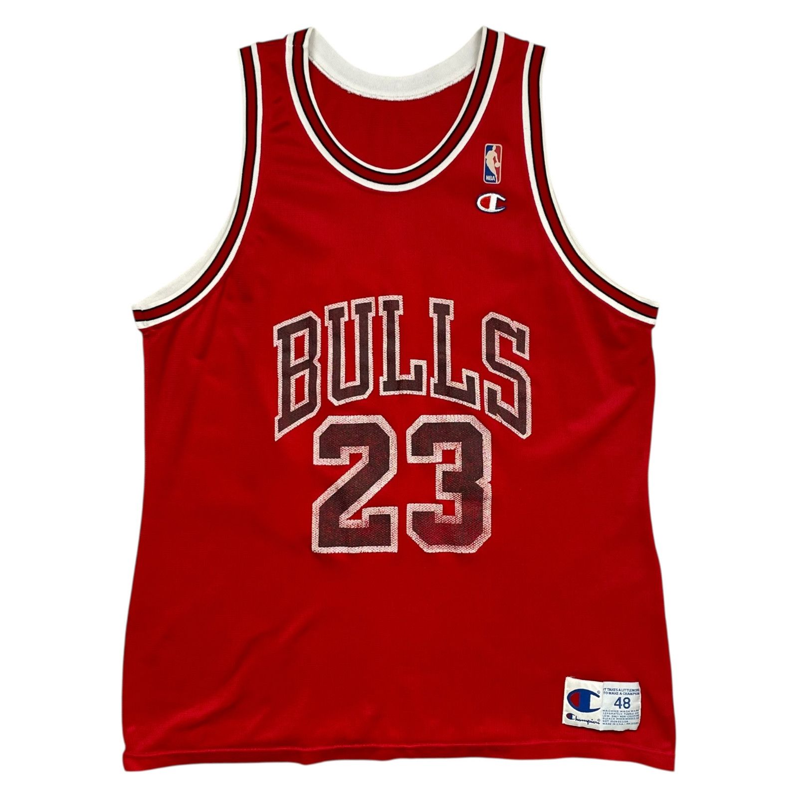 NBA VTG 90s CHICAGO BULLS MICHAEL JORDAN #23 CHAMPION JERSEY 48 Size US XL / EU 56 / 4 - 2 Thumbnail