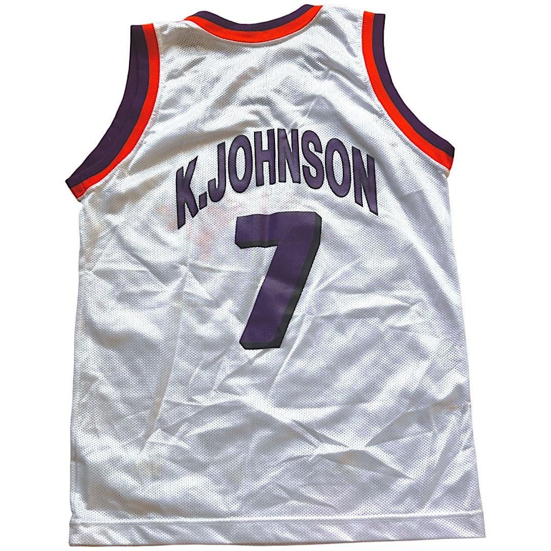 Champion × NBA Phoenix Suns #7 Kevin Johnson 90's Jersey Youth M 10-12 Size US XS / EU 42 / 0 - 6 Thumbnail