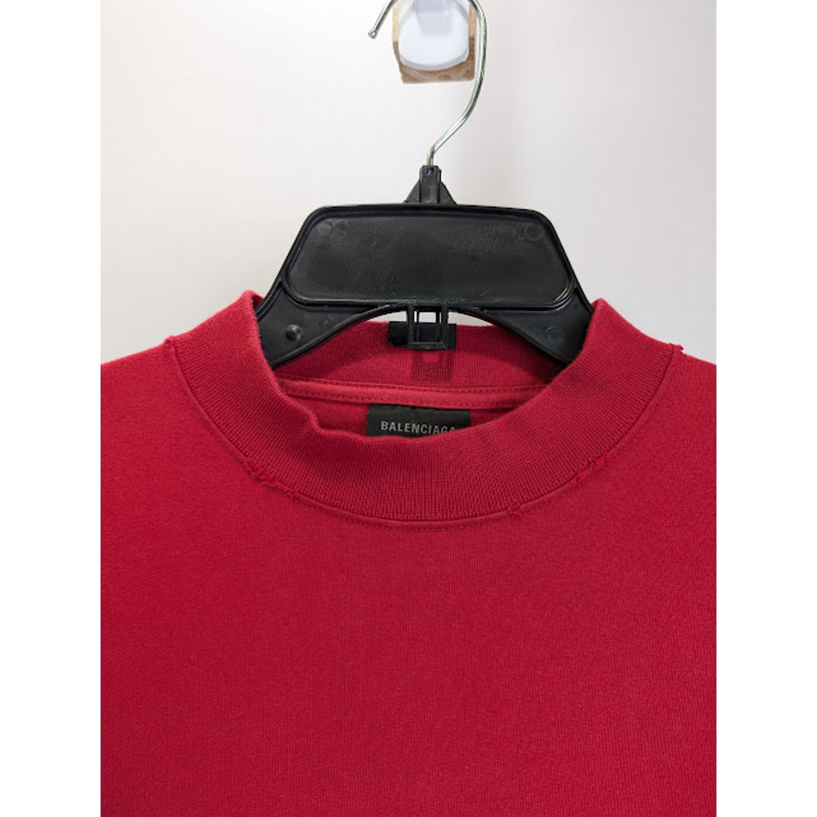 Balenciaga o1rshd1 Oversized T-Shirt in Faded Red Size US S / EU 44-46 / 1 - 3 Thumbnail
