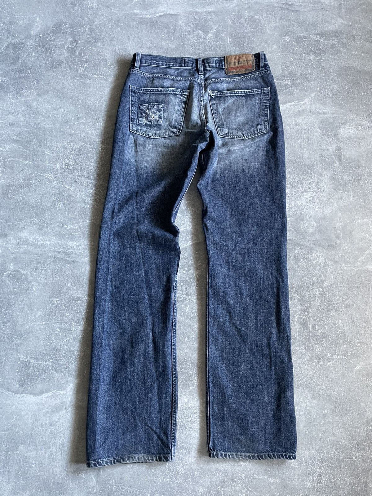 Diesel Vintage Diesel Jeans Distressed Faded Flared Wide Baggy Y2K Size US 33 - 1 Thumbnail