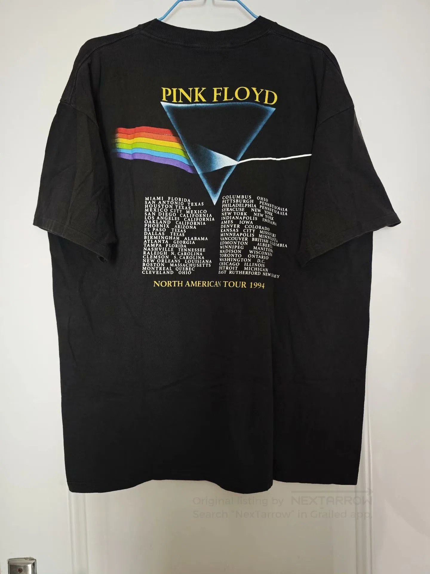 Travis Scott Travis Scott Pink Floyd Dark Side Vintage T. Size US M / EU 48-50 / 2 - 2 Thumbnail