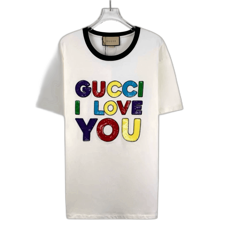 Gucci Gucci Sequin Cotton Short Sleeve TShirt-2506 Size M / US 6-8 / IT 42-44 - 1 Thumbnail