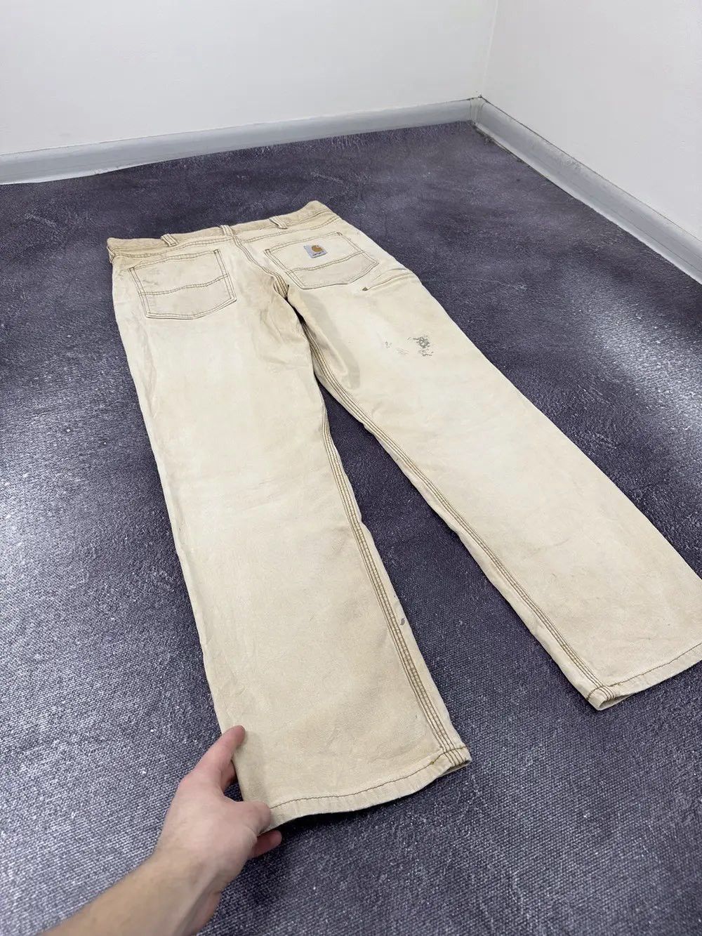 Carhartt Vintage Carhartt Opium Faded Relaxed Fit USA Hype Work Pants Size US 34 / EU 50 - 3 Thumbnail