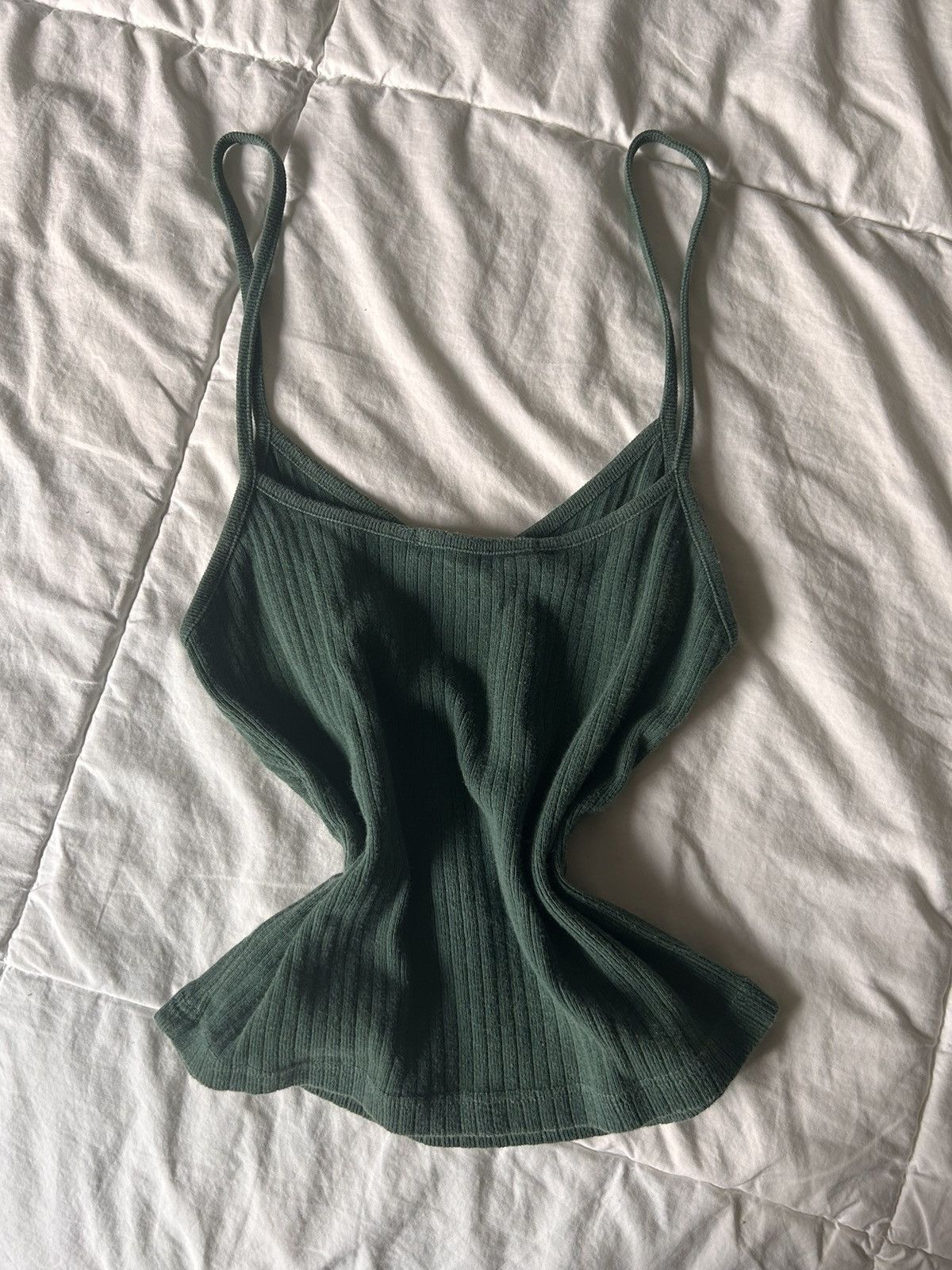 Brandy Melville Green brandy tank top Size S / US 4 / IT 40 - 2 Thumbnail