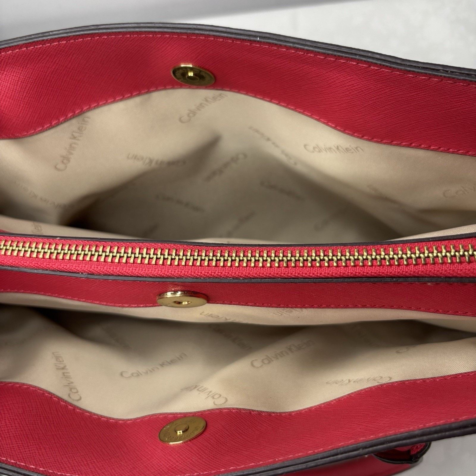 Calvin Klein Calvin Klein Magenta Handbag Size ONE SIZE - 7 Thumbnail