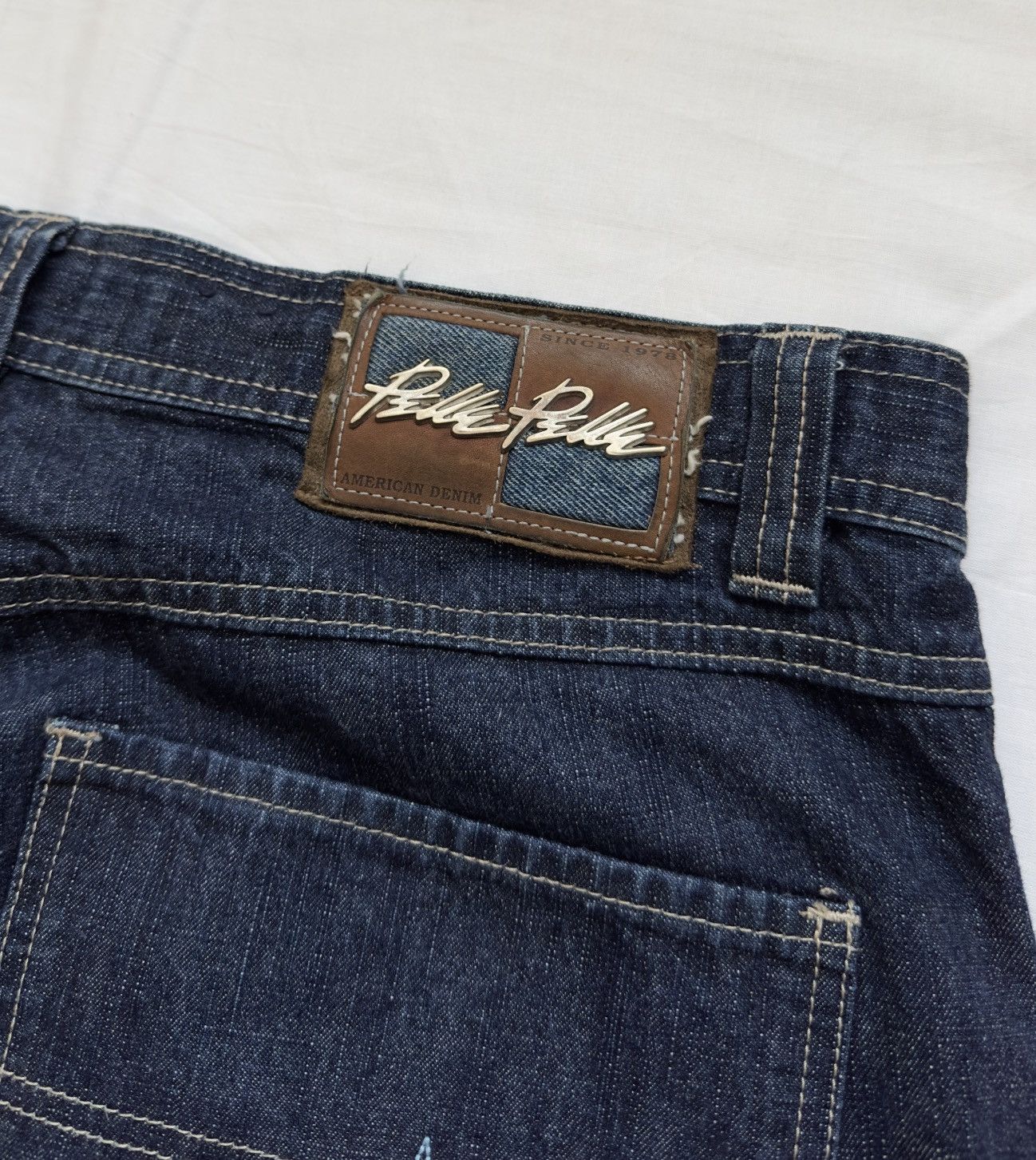 Pelle Pelle VINTAGE PELLE PELLE DENIM RAP BAGGY CARPENTER 90S RARE JEANS Size US 38 / EU 54 - 11 Thumbnail