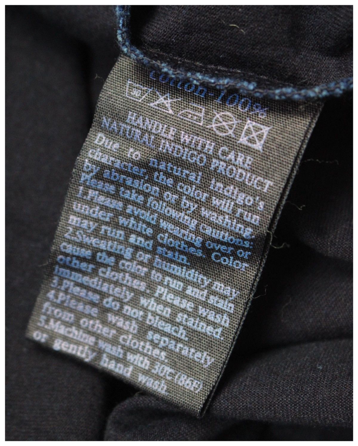 45rpm 2000S 45RPM NATURAL INDIGO OPEN COLLAR LONG SLEEVE SHIRT Size US XL / EU 56 / 4 - 4 Thumbnail