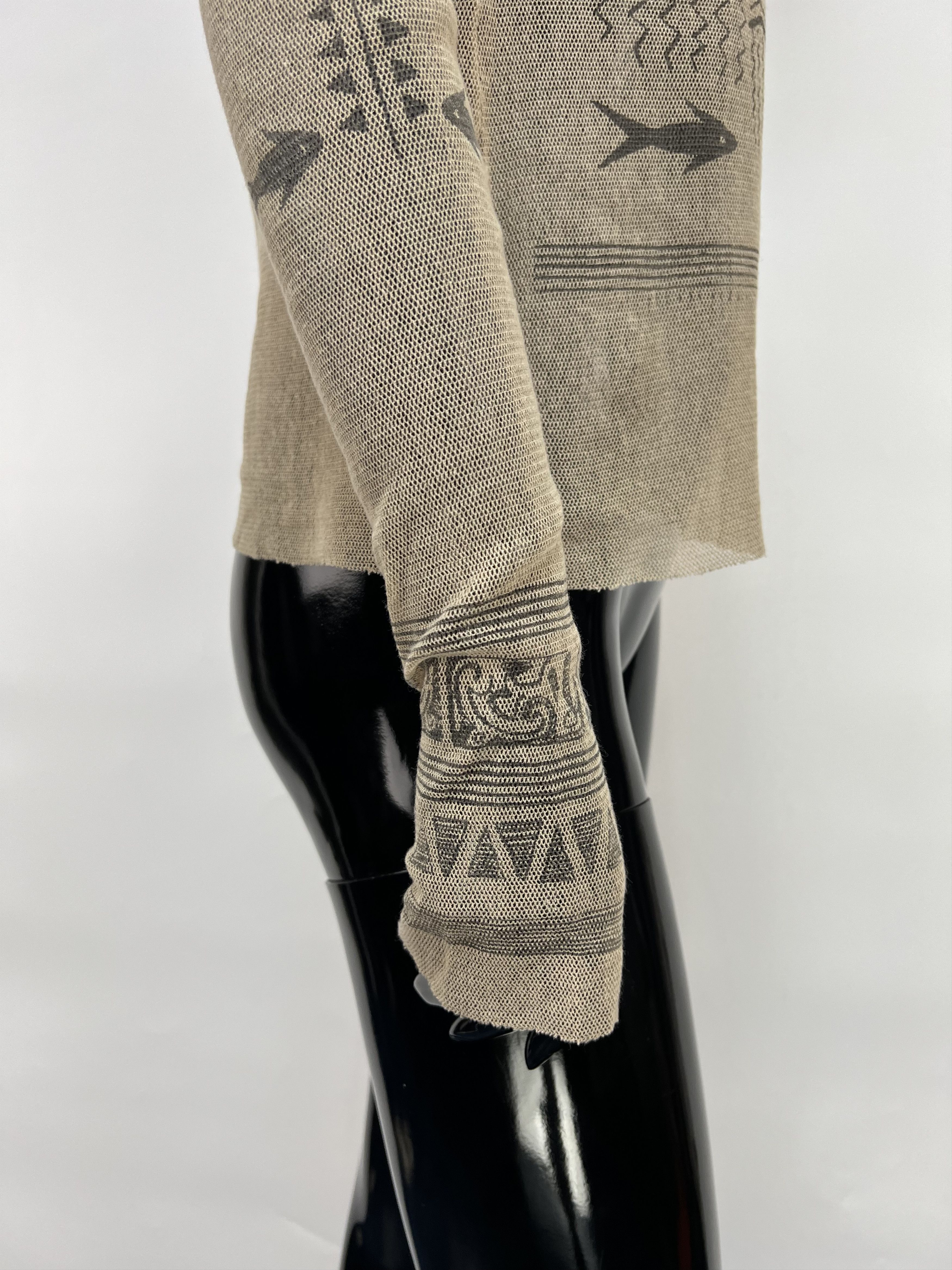 Cop Copine Cop Copine Rare Vtg Long Sleeve Mesh Top Blouse Y2K Size S / US 4 / IT 40 - 9 Thumbnail