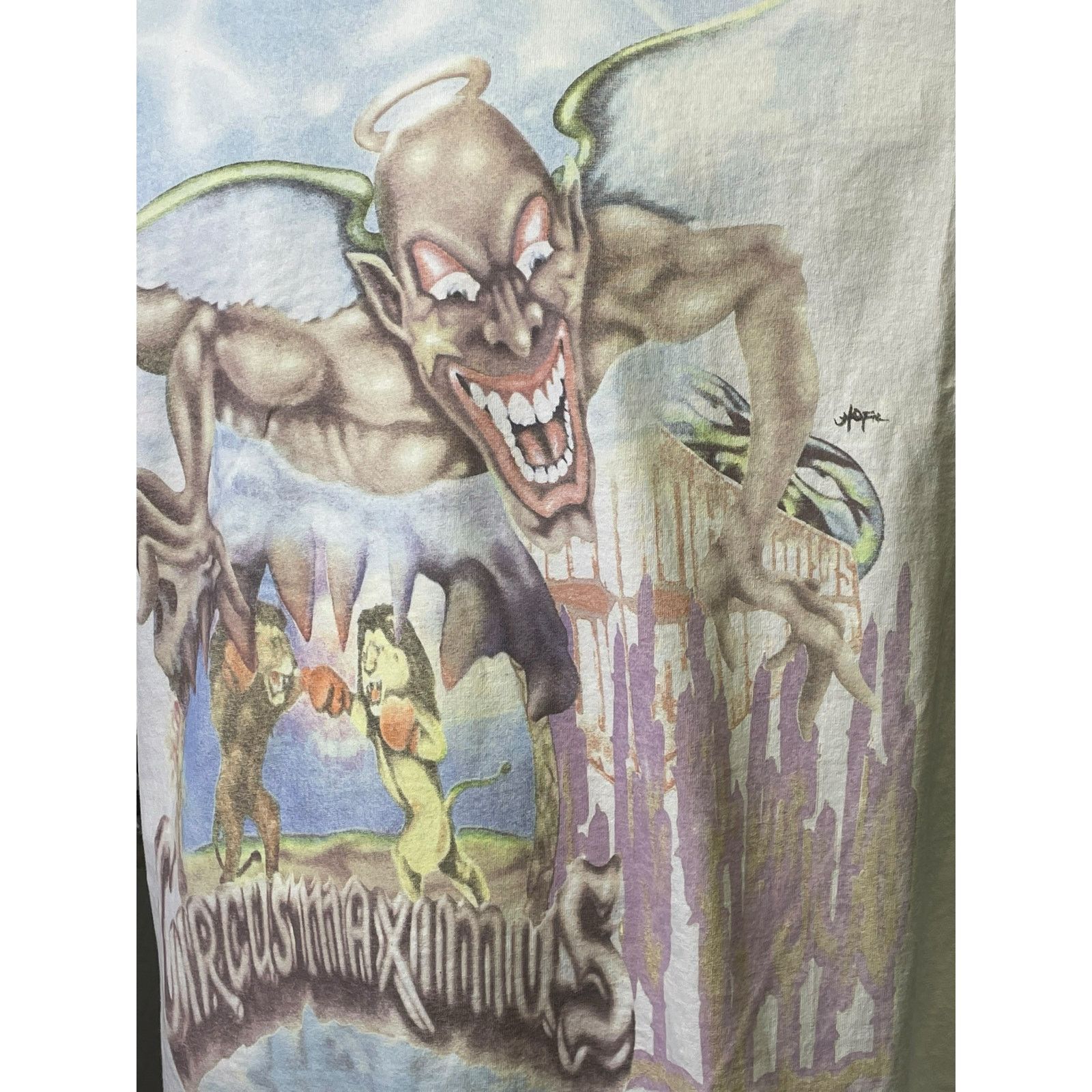 Travis Scott Travis Scott Utopia Circus Maximus 2024 Tour III Graphic Tee Size US L / EU 52-54 / 3 - 5 Thumbnail