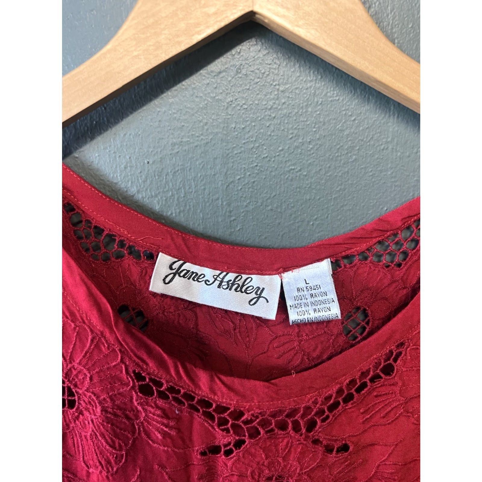 Vintage Jane Ashley Womens Red Sleeveless Maxi Slip Dress L Size L / US 10 / IT 46 - 3 Thumbnail