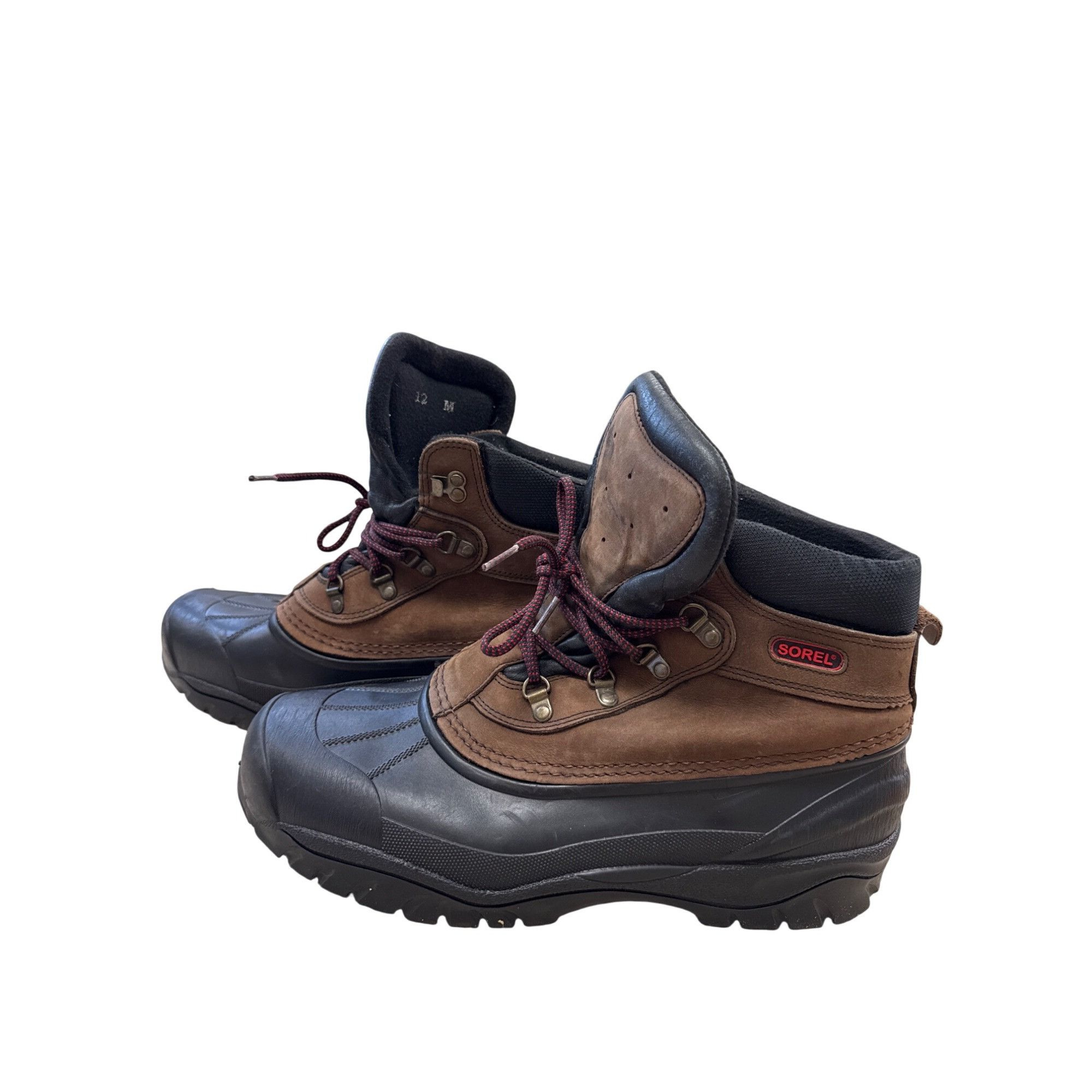 SOREL Sorel Mens Black & Brown Winter Duck Boots Size 12M SKU 7439 Size US 12 / EU 45 - 3 Thumbnail