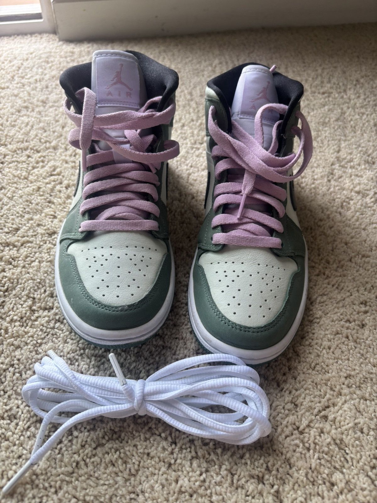 Jordan Brand × Nike Air Jordan 1 mid SE Dutch green Size US 7 / IT 37 - 3 Thumbnail