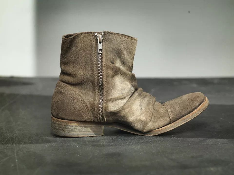 Allsaints All Saints Leather Suede Boots Sharpei Brown 42 Size US 9.5 / EU 42-43 - 3 Thumbnail