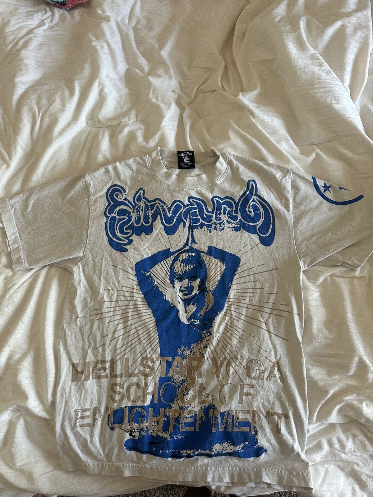 HELLSTAR White Yoga HellStar Shirt Size US S / EU 44-46 / 1 - 7 Thumbnail