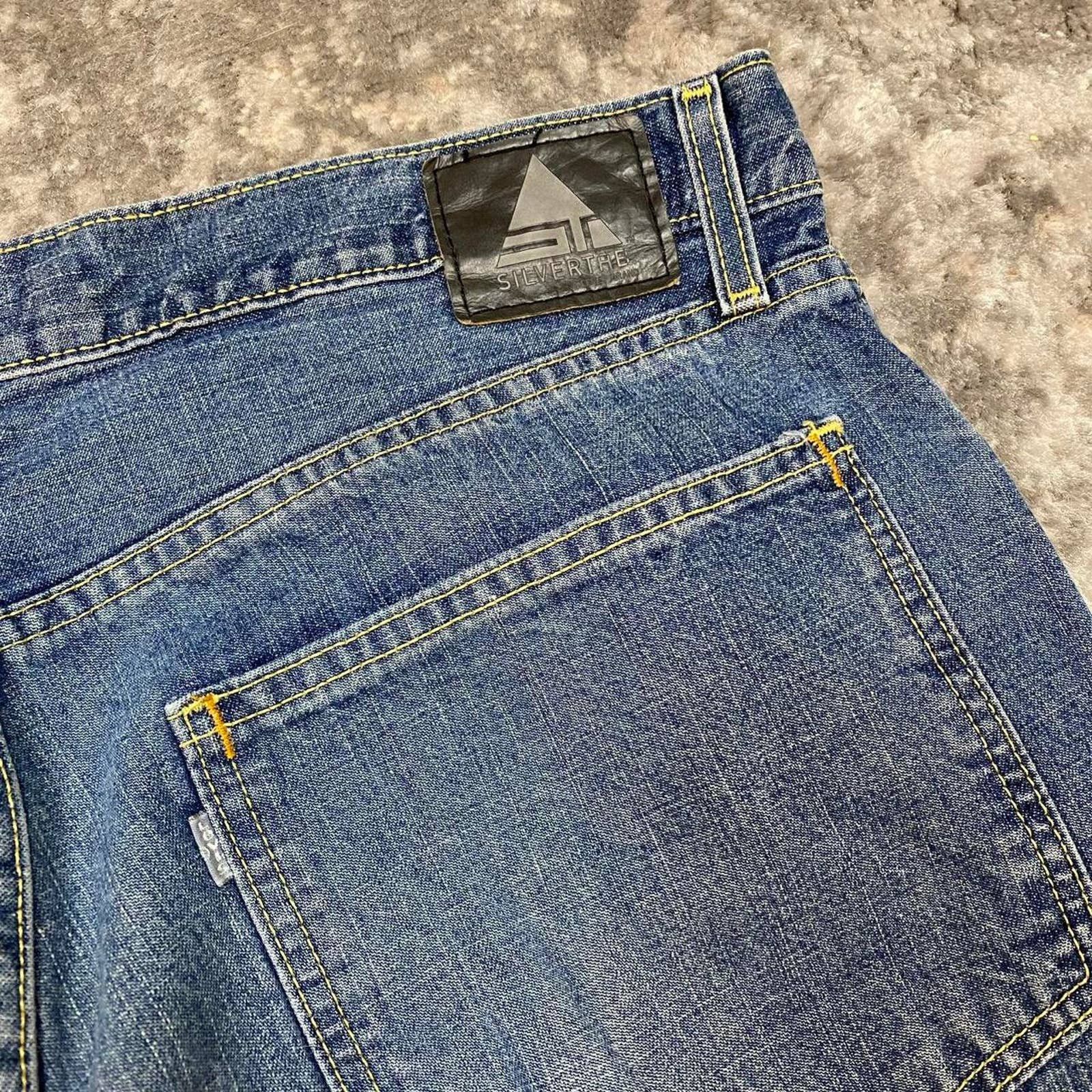 Levi's Crazy Vintage Y2K Levi's Silvertab Baggy Denim Jeans Skater Size US 38 / EU 54 - 6 Thumbnail