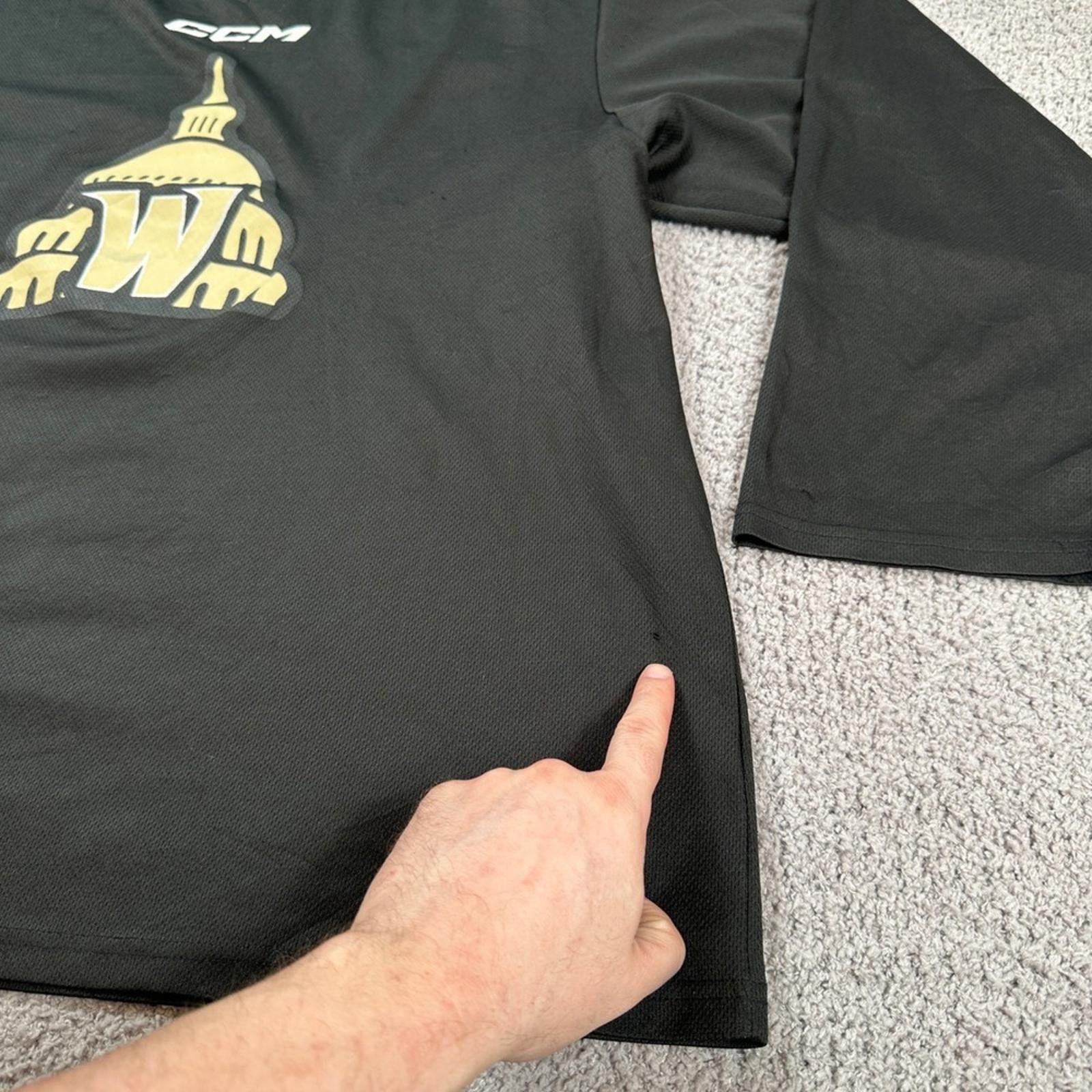 Ccm CCM Hockey Jersey Men's L Practice Training Black Gold Size US L / EU 52-54 / 3 - 6 Thumbnail