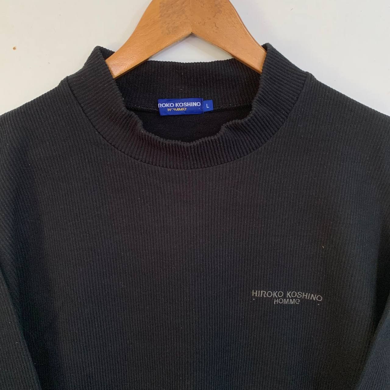 Hiroko Koshino Homme Vintage Hiroko Koshino Japanese Jumper Sweatshirt Size US M / EU 48-50 / 2 - 3 Thumbnail