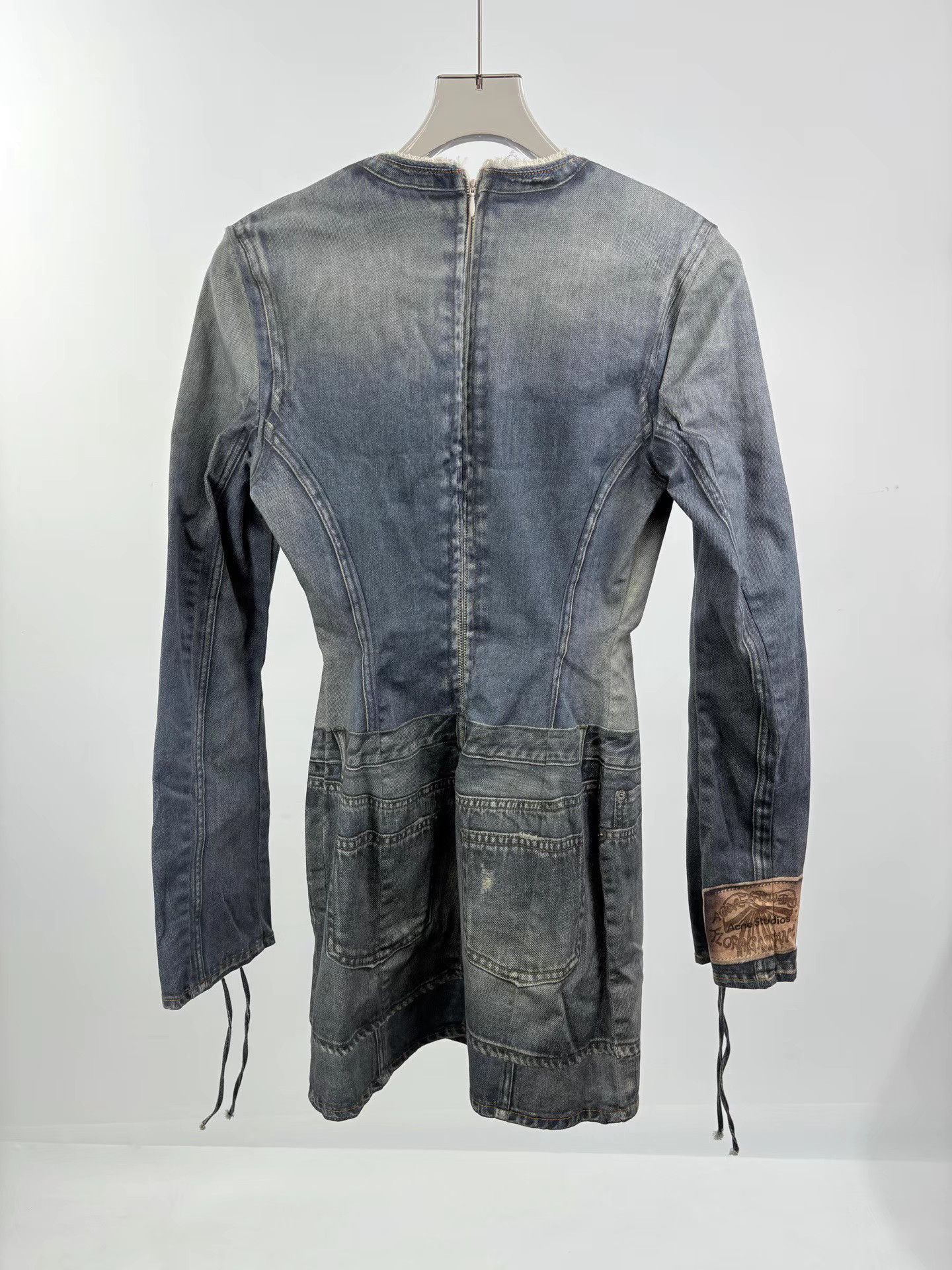 Acne Studios ACNE STUDIOS Washed Denim Waist Dress Size XS / US 0-2 / IT 36-38 - 2 Thumbnail
