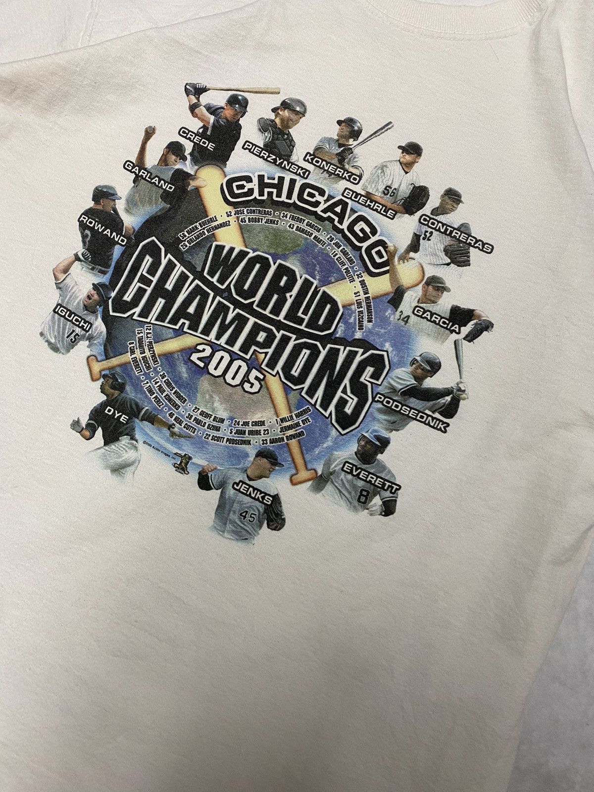 MLB × Vintage Vintage Y2K Streetwear 2005 Champions White Sox Tee L Size US L / EU 52-54 / 3 - 2 Thumbnail