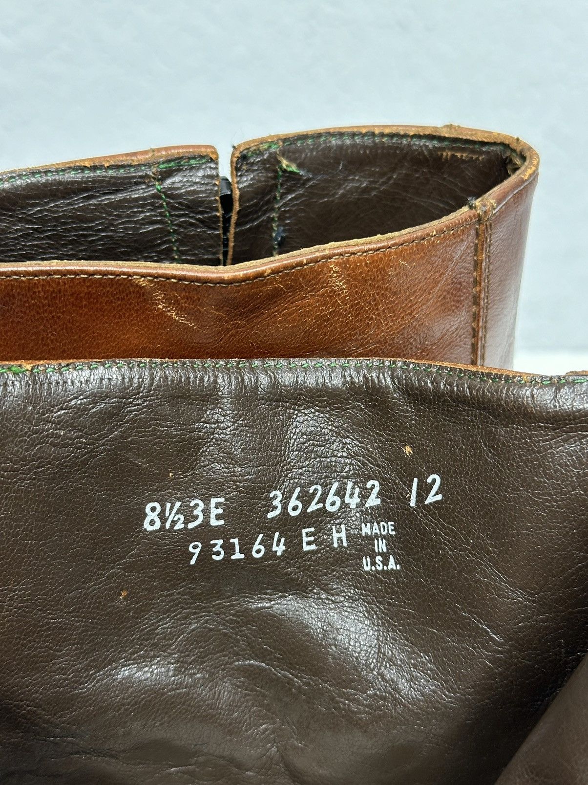 Florsheim Vintage Boots Leather Made USA Guidi Style Dirk Bikkembergs Size US 9 / EU 42 - 10 Thumbnail
