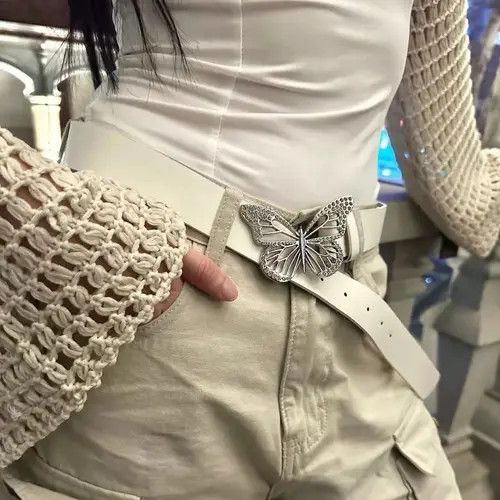 Diamond Butterfly Streetwear Belt