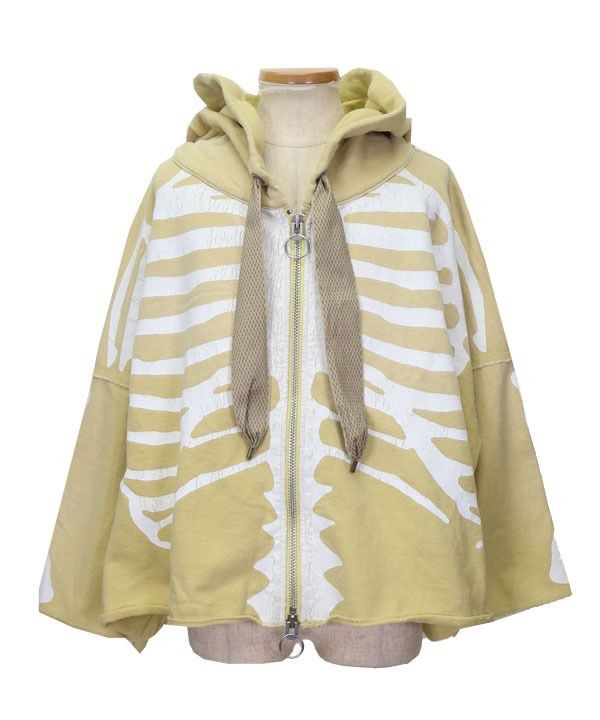 Kapital KAPITAL Lined Fur Devil Hooded Blouson ( BONEpt ) K2504LC156 Size US M / EU 48-50 / 2 - 1 Thumbnail