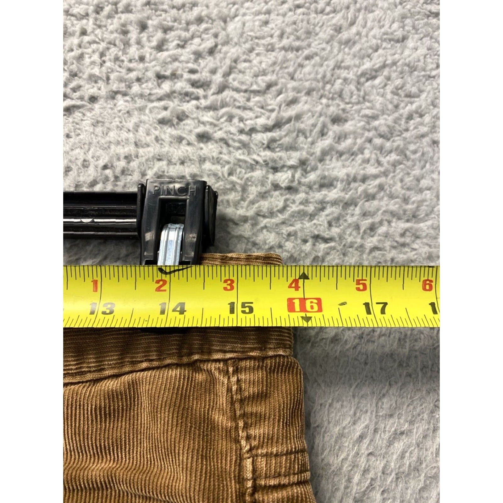 Free People Free People Pants Women 32 Brown Solid Corduroy Skinny High Waist Stretch Zip 32in Inseam Size 24" / US 00 / IT 34 - 4 Thumbnail
