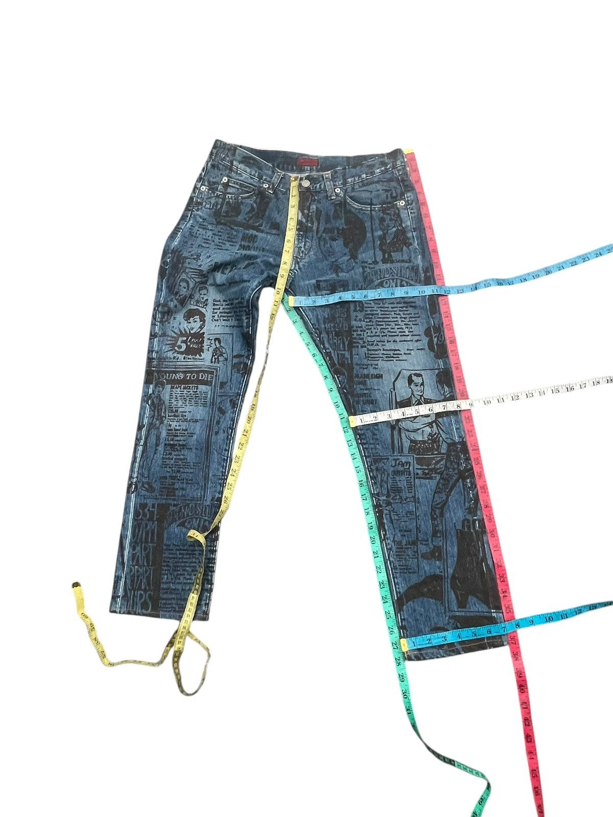 Johnbull Vintage Johnbull AOP Denim Size US 32 / EU 48 - 10 Thumbnail