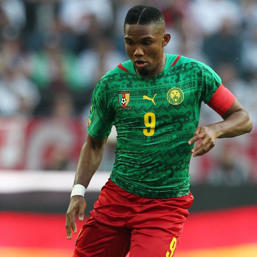 Puma Cameroon 2014-2016 Home Jersey Samuel Eto'o Size US S / EU 44-46 / 1 - 10 Thumbnail