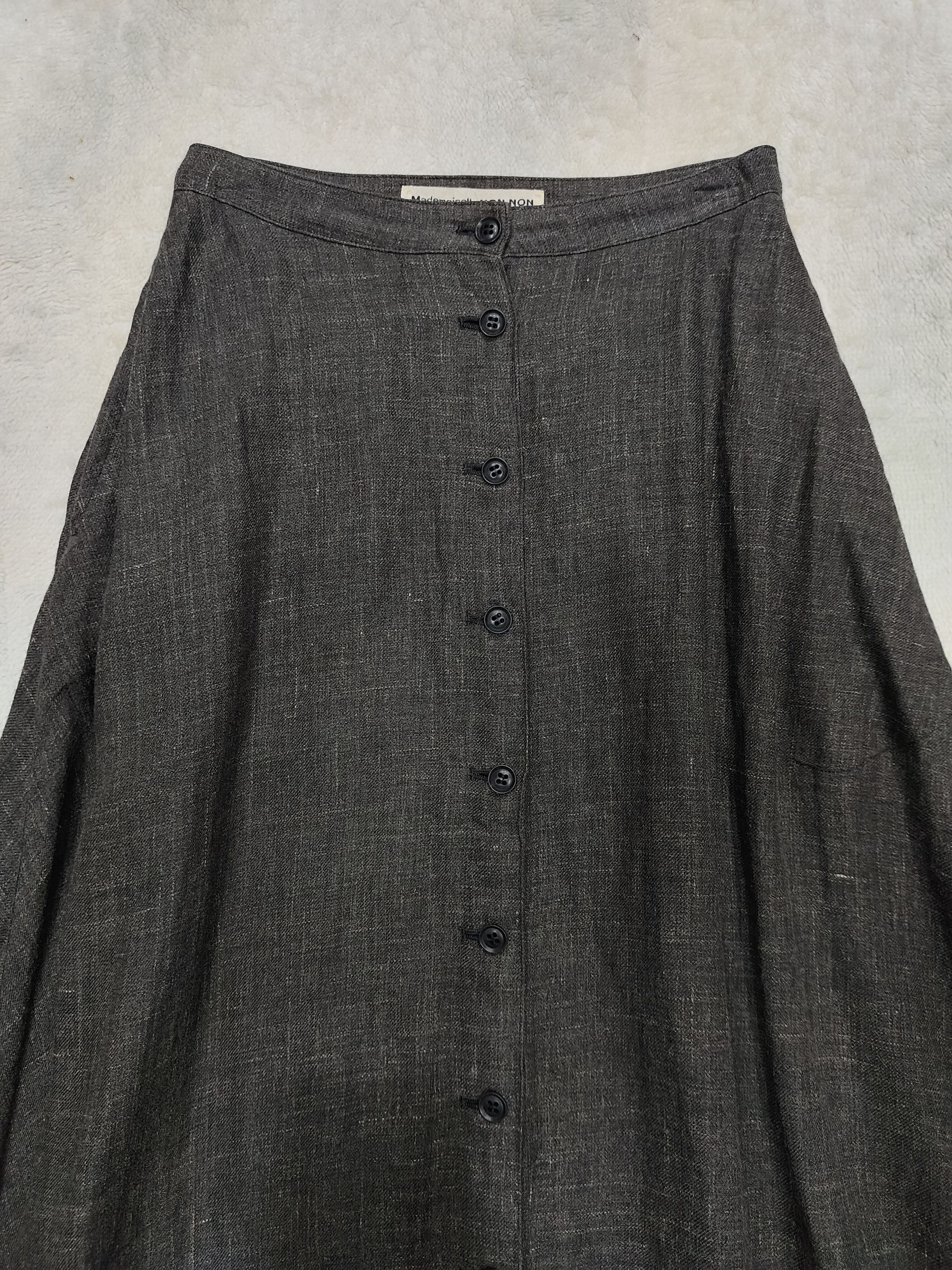 Mademoiselle Non Non 🇯🇵 Vtg Mademoiselle Non Non Flare Maxi Skirt Size 28" / US 6 / IT 42 - 5 Thumbnail