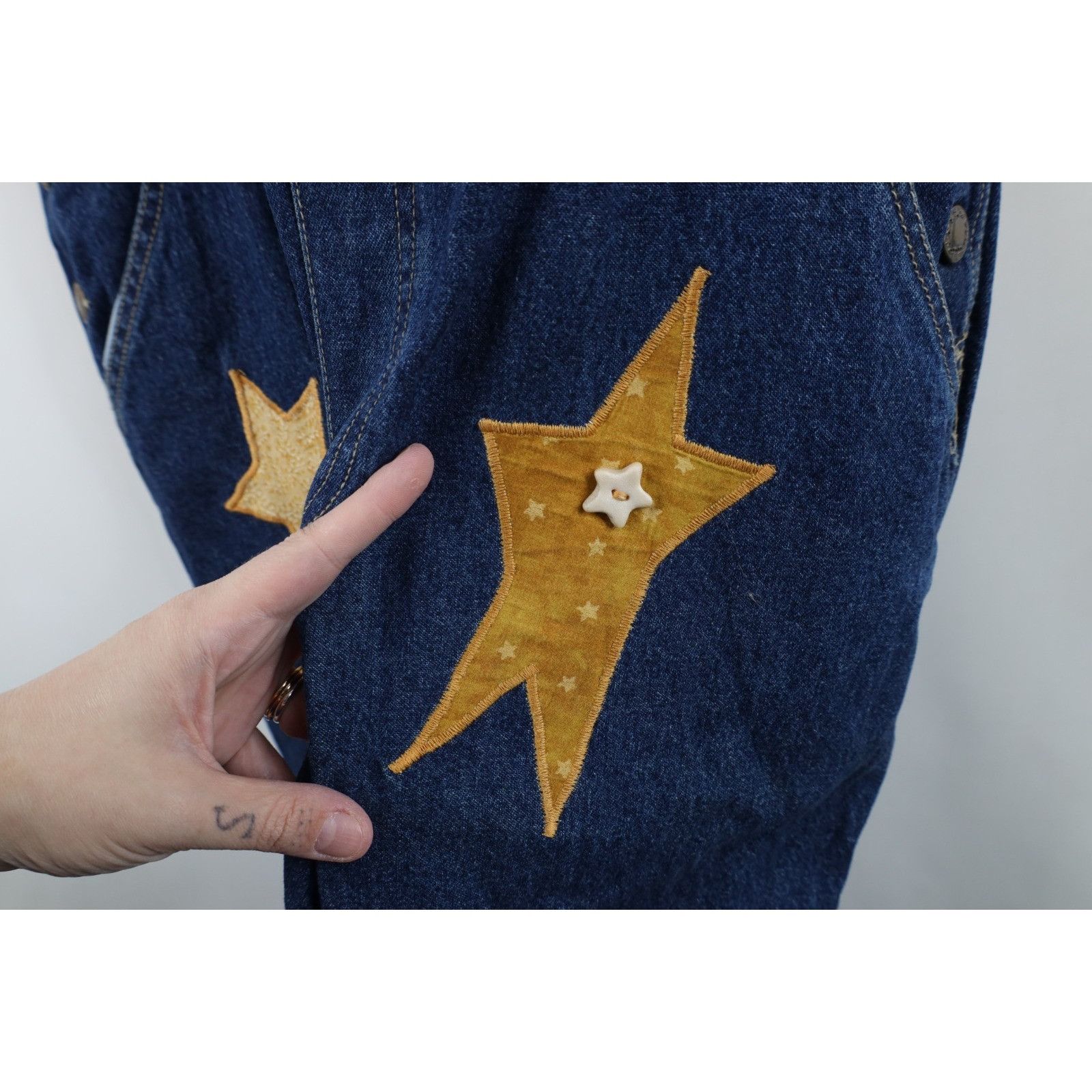 Vintage Vintage 90s Streetwear Womens Large Christmas Snowman Denim Size 30" / US 8 / IT 44 - 8 Thumbnail