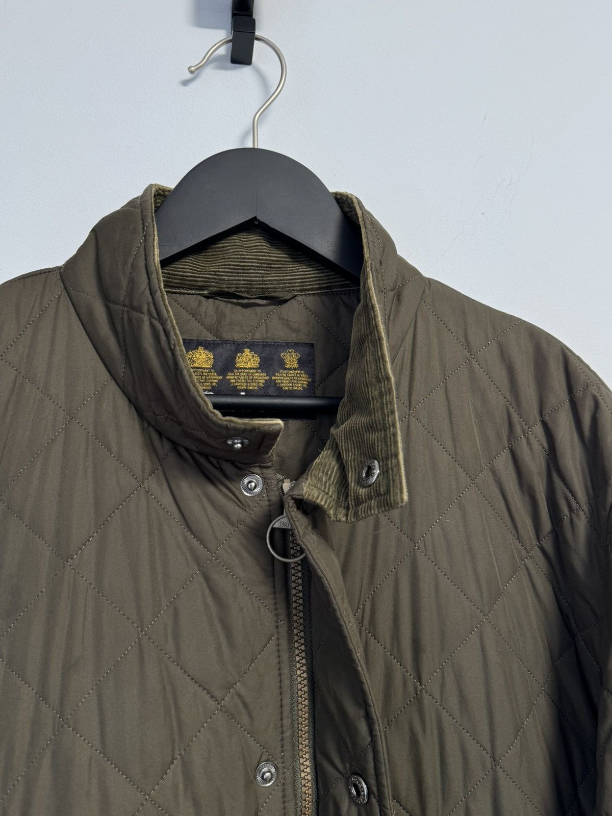 Barbour men's Barbour Chelsea Sportquilt Quilted Olive Field Jacket Size US XL / EU 56 / 4 - 11 Thumbnail