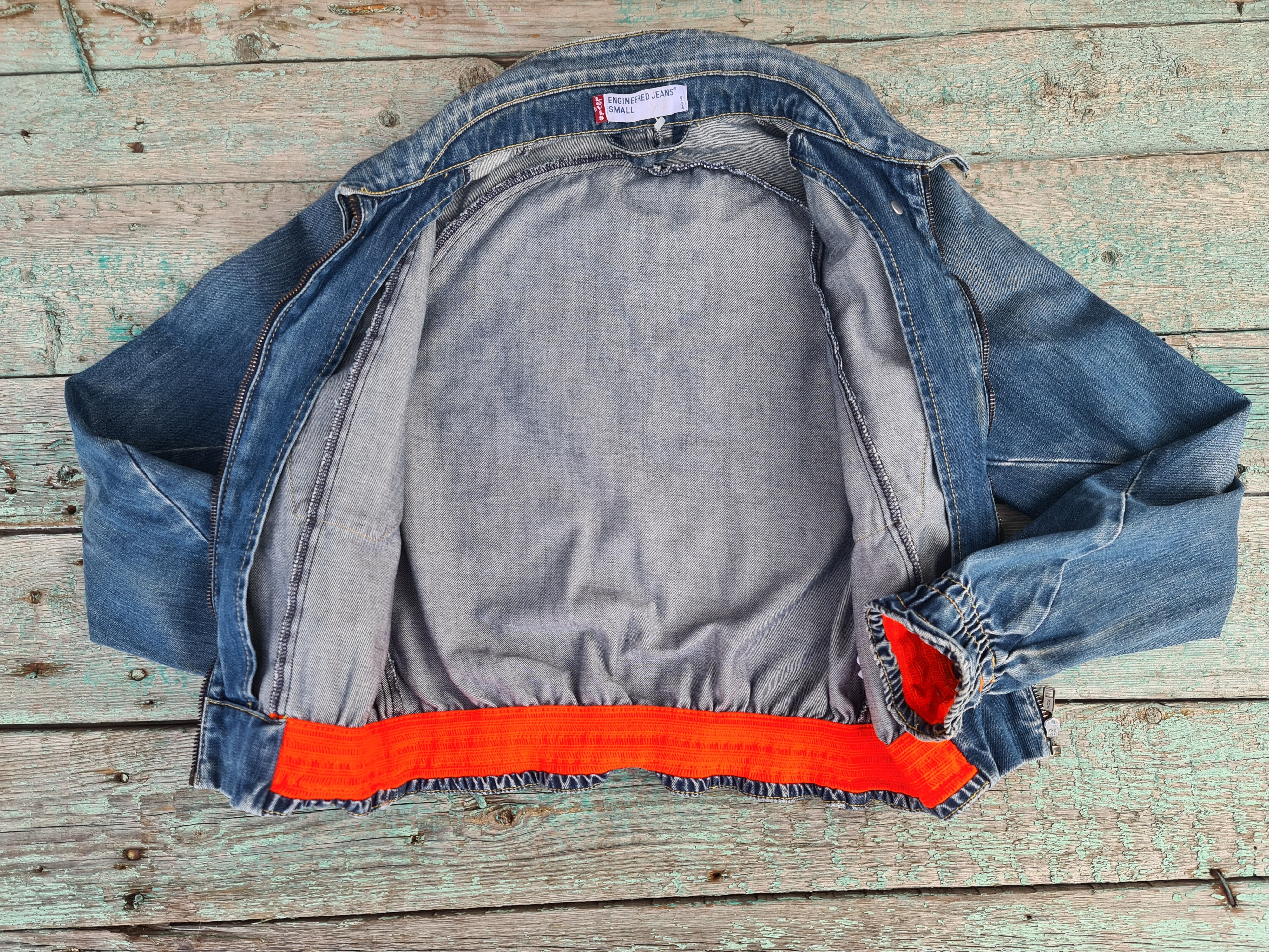 Levi's Vintage Levi’s Engineered Jeans Denim Jacket Girls Size S / US 4 / IT 40 - 9 Thumbnail