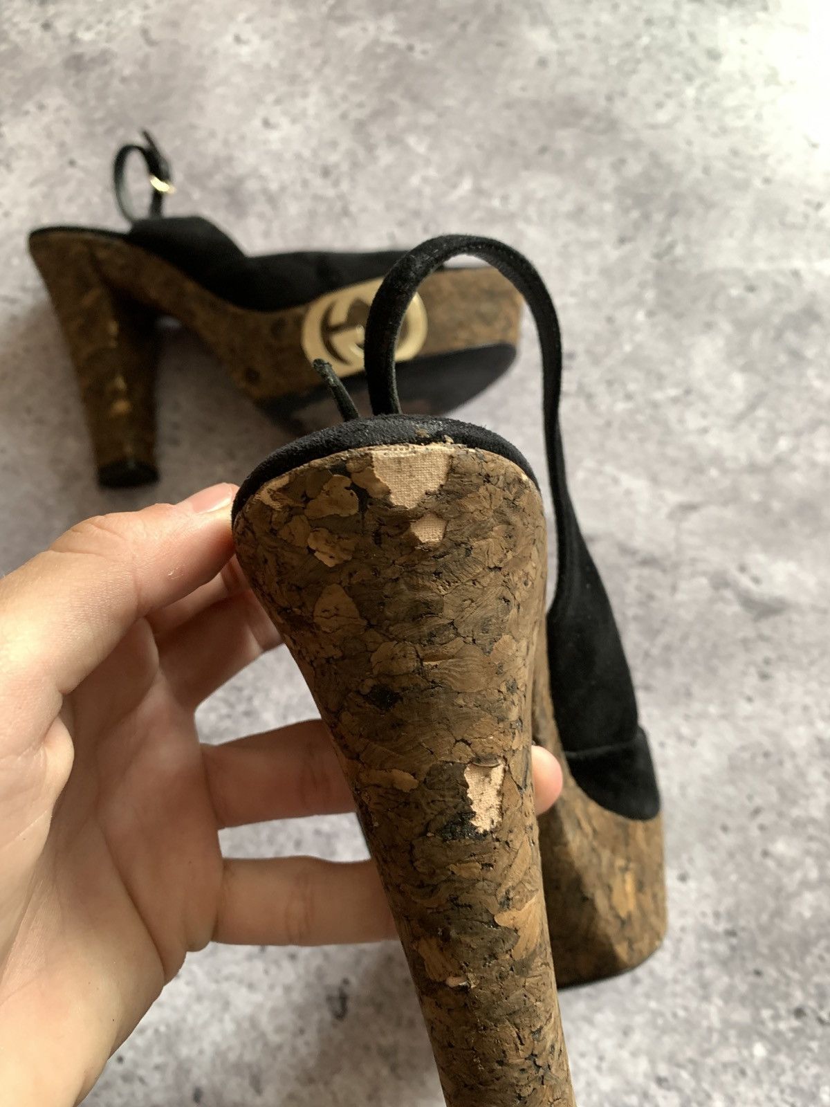 Gucci 🔥GUCCI BY TOM FORM PLATFORM HEELS Size US 8.5 / IT 38.5 - 7 Thumbnail