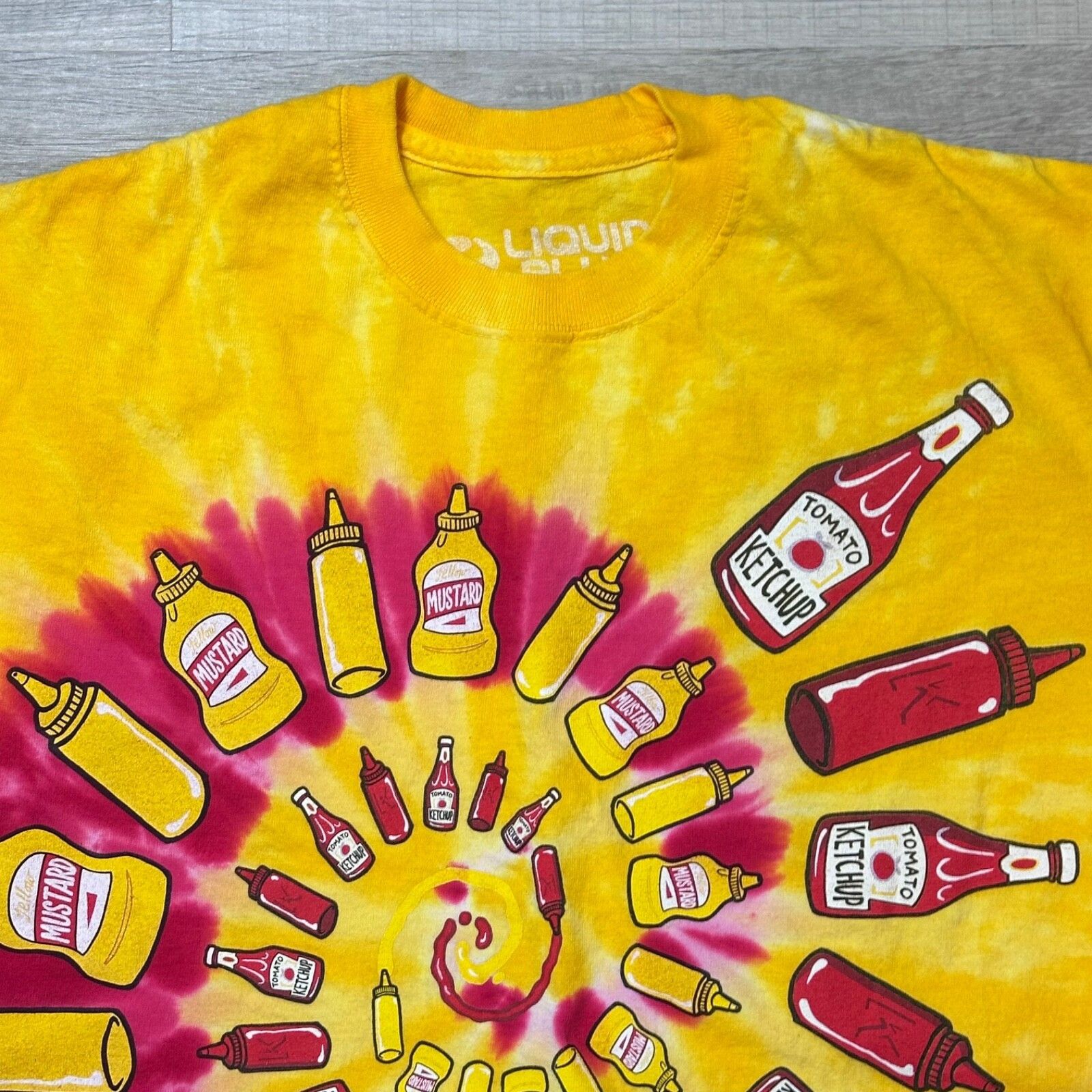 Liquid Blue Liquid Blue Shirt Ketchup Mustard Men's Medium Tie Dye Size US M / EU 48-50 / 2 - 5 Thumbnail