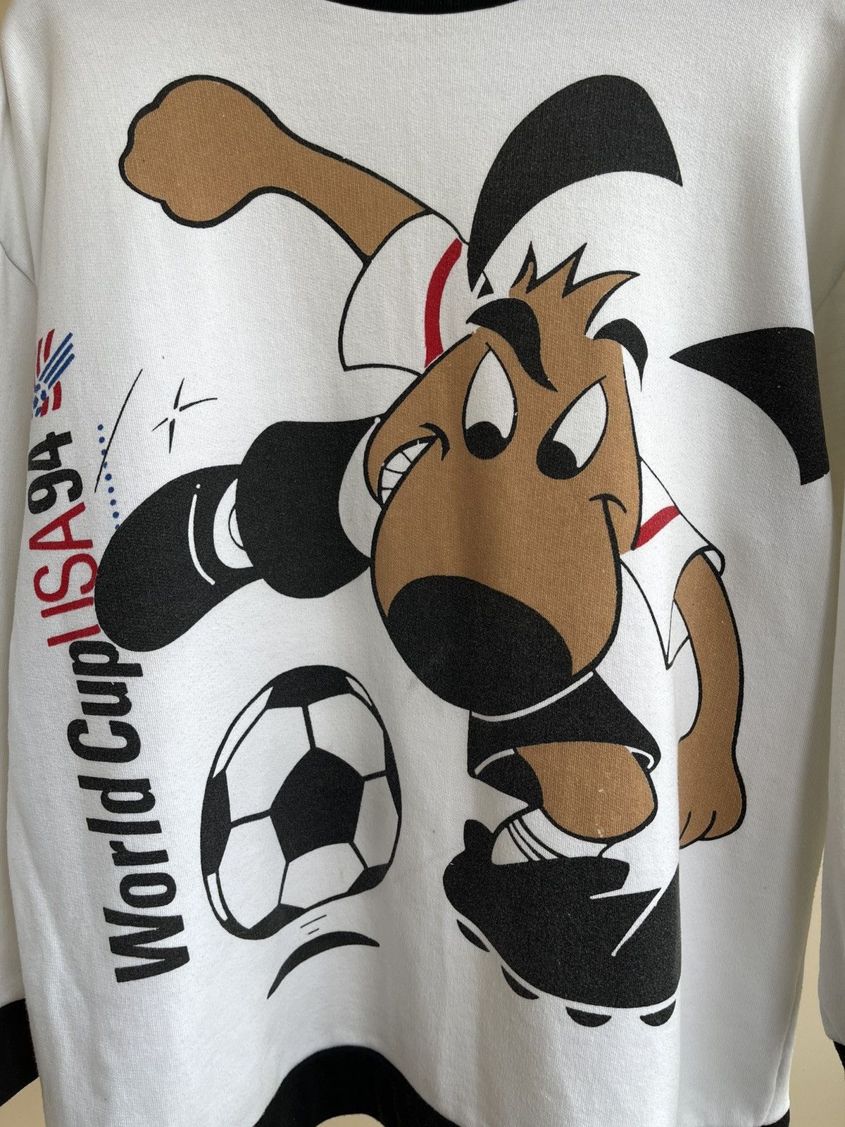 Vintage FIFA World Cup 1994 USA Striker Sweatshirt 1991 Vintage 90s Size US L / EU 52-54 / 3 - 4 Thumbnail