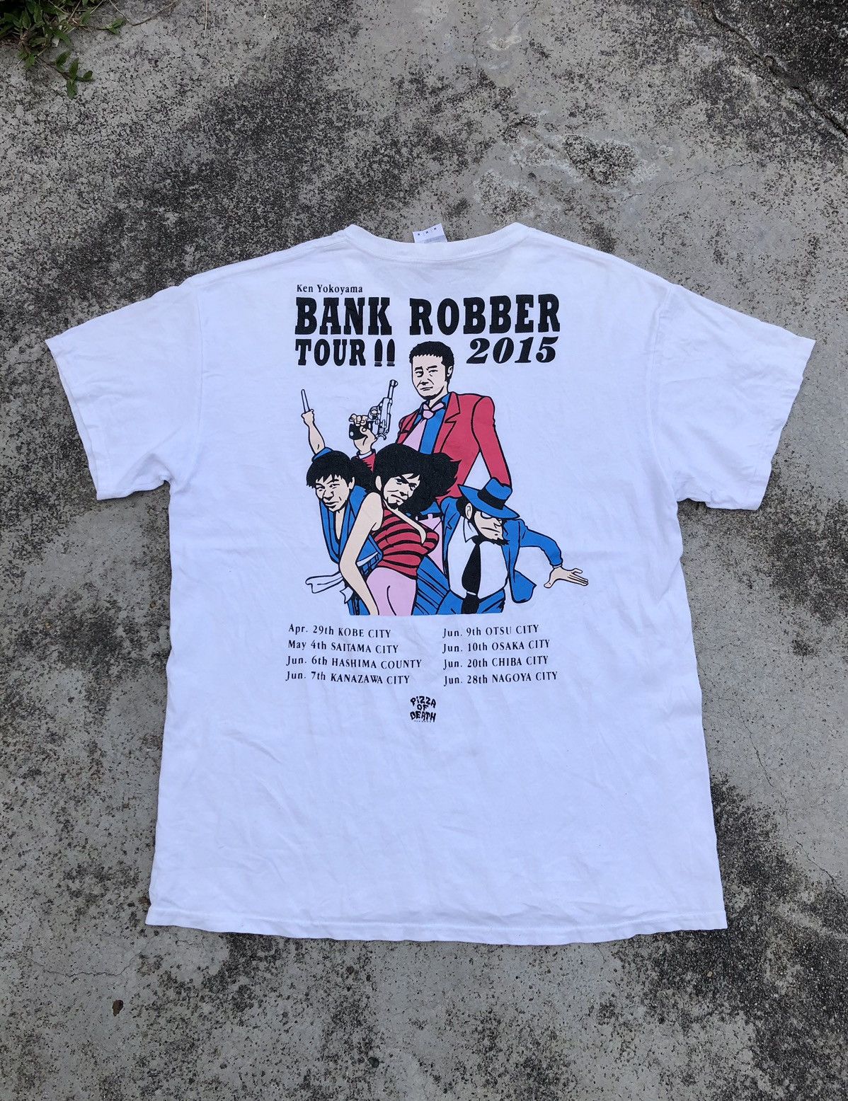 Band Tees KEN YOKOYAMA BANK ROBBER TOUR 2015 Size US M / EU 48-50 / 2 - 1 Thumbnail