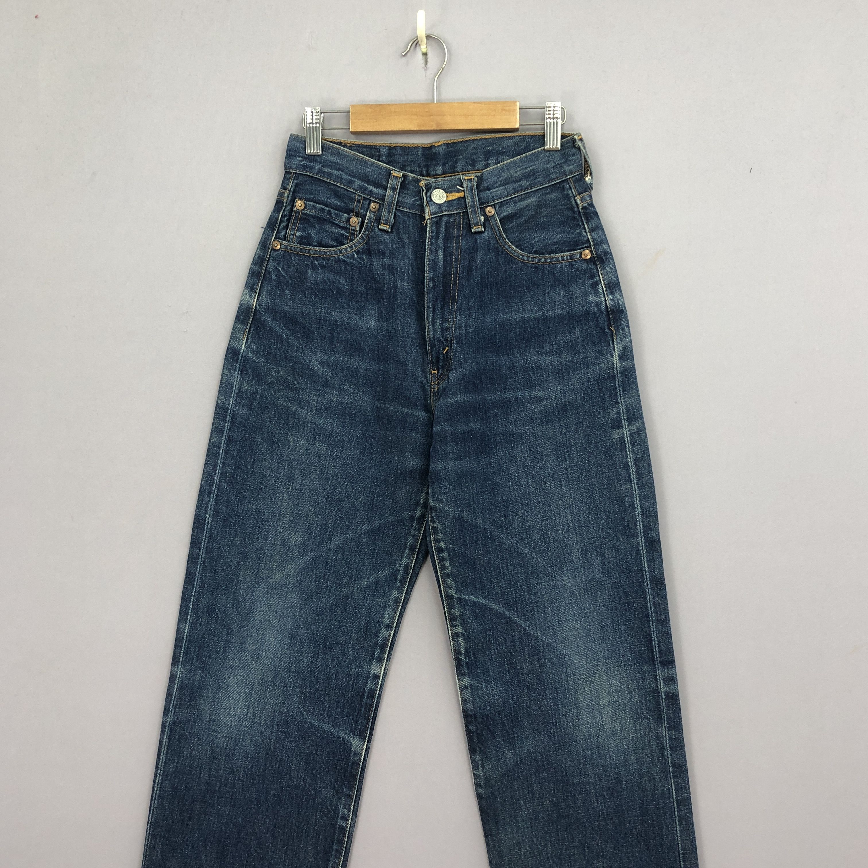 Levi's Vintage 90s Levis 704z Selvedge Jeans Levi's Stonewash Denim Size 24" / US 00 / IT 34 - 3 Thumbnail