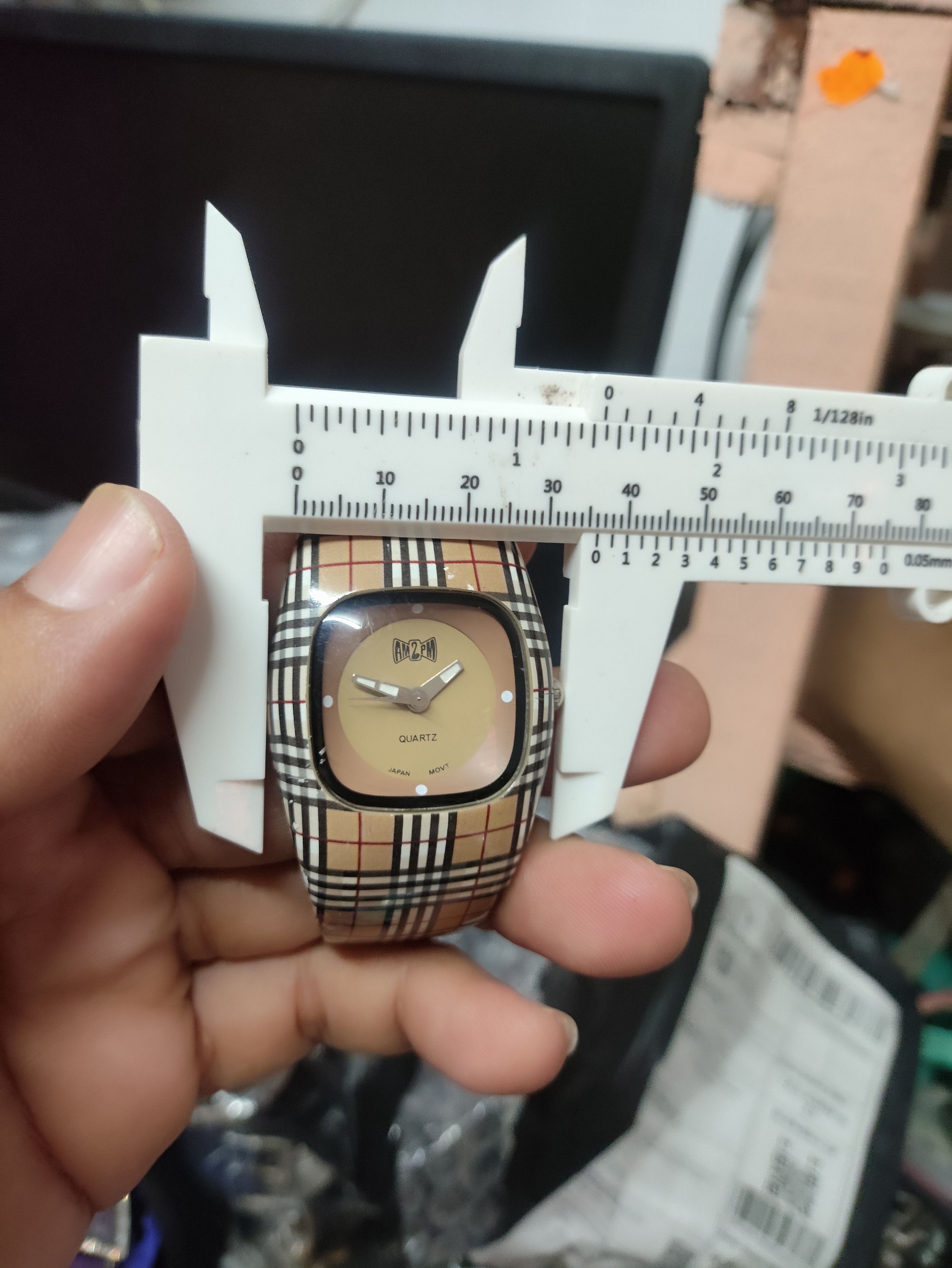 Designer × Vintage AM2PM QUARTZ JAPAN WATCH (DESIGN BURBERRY) Size ONE SIZE - 7 Thumbnail
