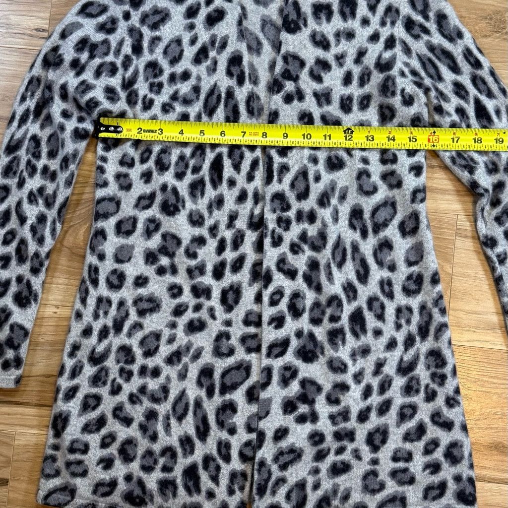 Other Charter Club Women’s XS Cashmere Leopard Cardigan Repaired Size XXS / US 00 / IT 34 - 5 Thumbnail