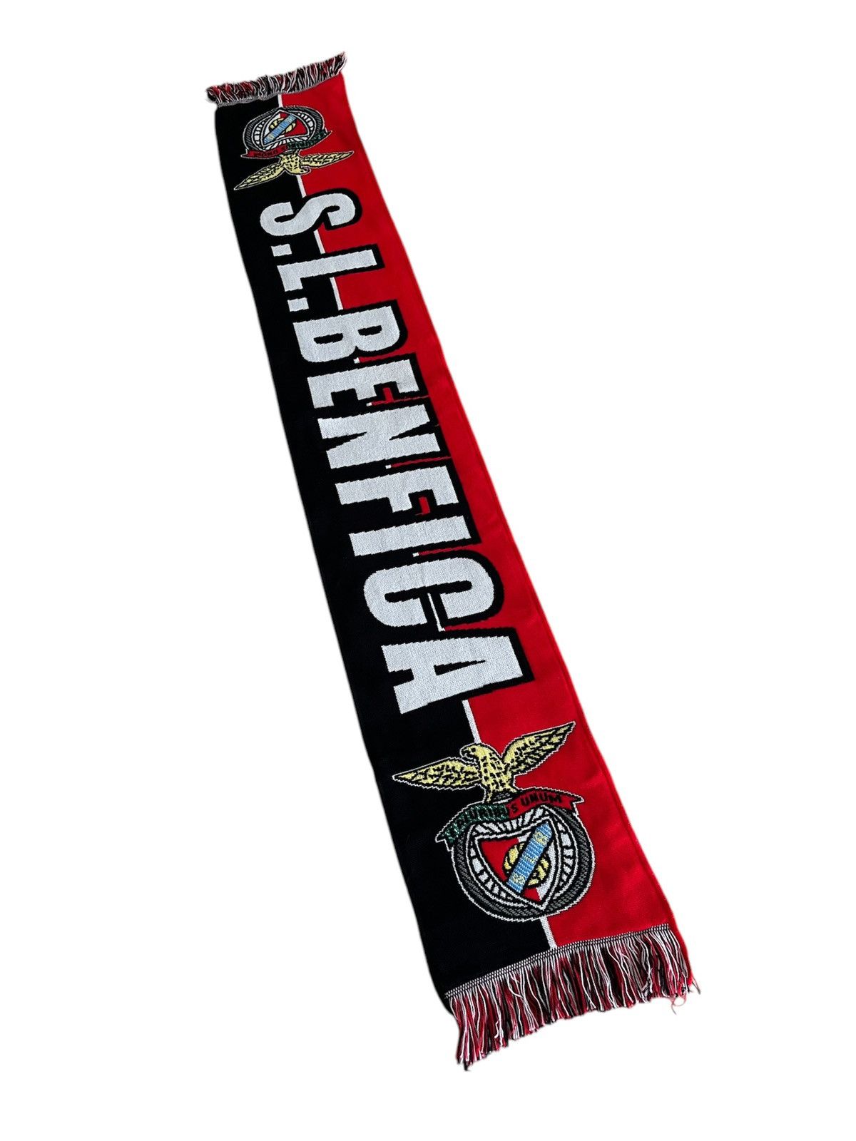 Vintage SL Benfica Scarf Sport Football Club Size ONE SIZE - 3 Thumbnail