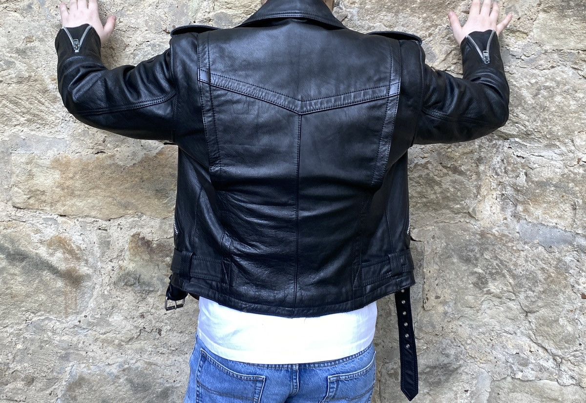 Vintage Rare Vintage 80s Hein Gericke Metalhead Leather Biker Jacket Size US M / EU 48-50 / 2 - 4 Thumbnail