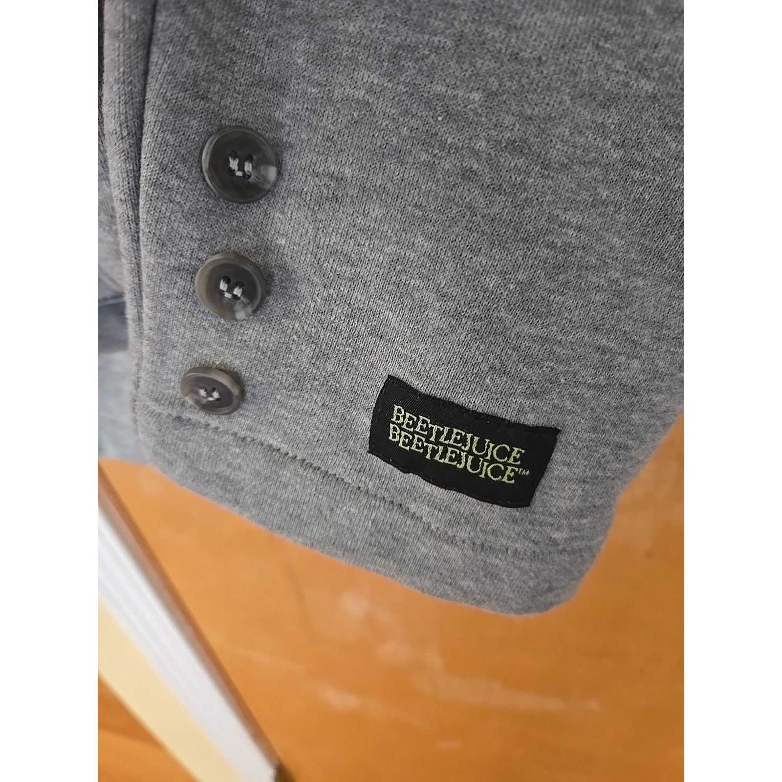 Target Basics Beetlejuice Astrid Graphic Blazer Heather Gray 2XL NEW! Size XXL / US 16-18 / IT 52-54 - 6 Thumbnail