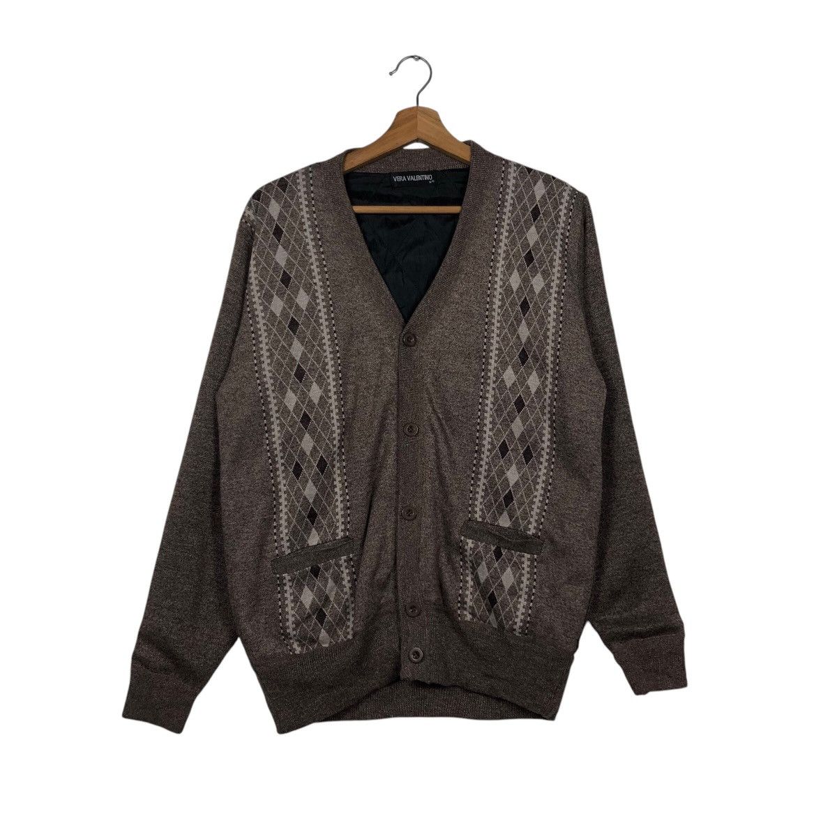 Japanese Brand 📌Vintage Cardigan Jacket Vera Valentino Navajo Design Size US M / EU 48-50 / 2 - 2 Thumbnail