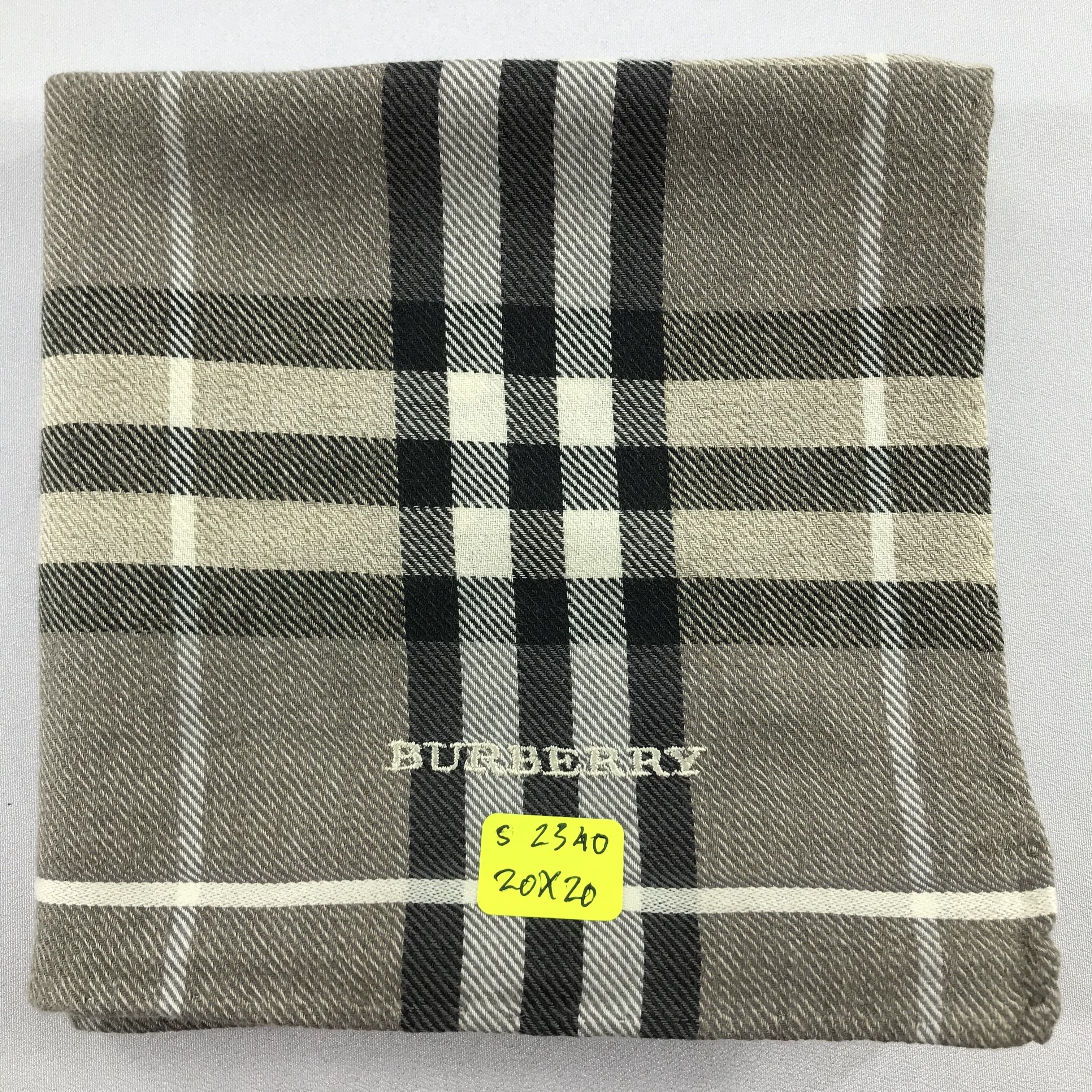 Burberry × Vintage Burberry Bandana / Handkerchief / Neckerchief - S2340 Size ONE SIZE - 6 Thumbnail