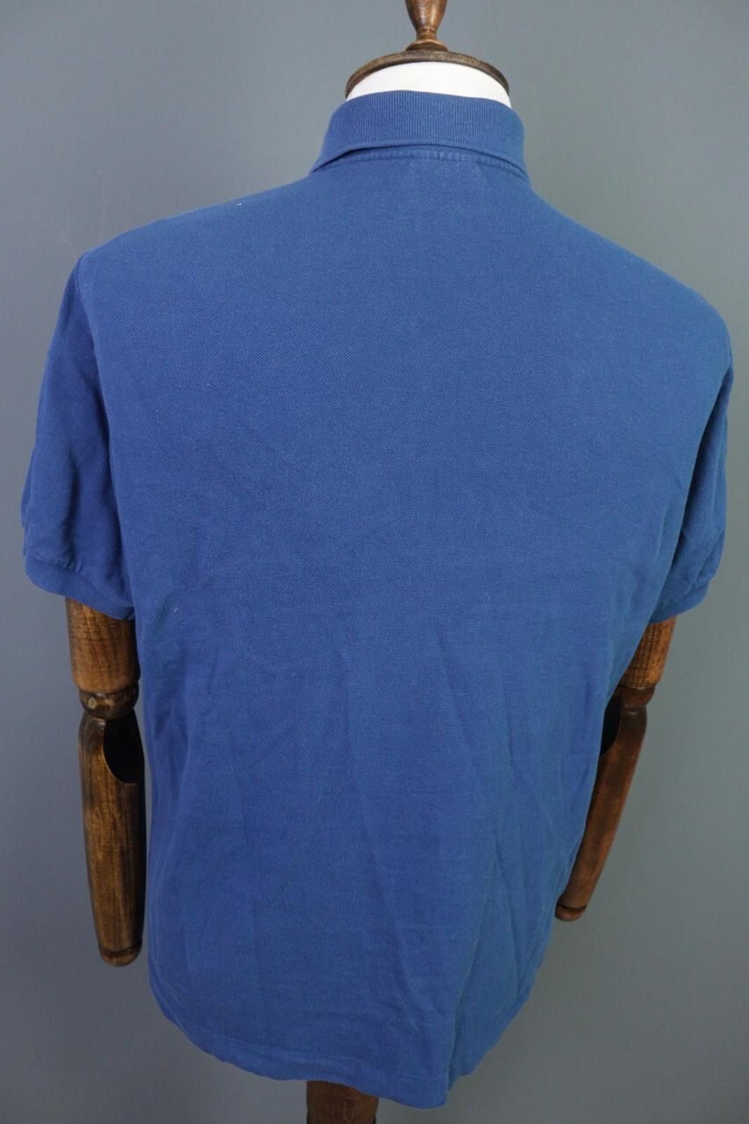 Lacoste Men Lacoste Blue Short Sleeve Cotton Polo Shirt Size 5 / L Size US M / EU 48-50 / 2 - 11 Thumbnail