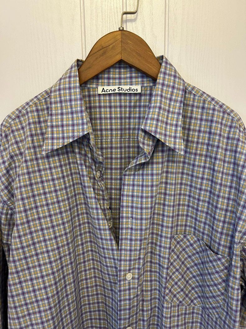 Other Acne Studios blue plaid shirt Size US S / EU 44-46 / 1 - 3 Thumbnail